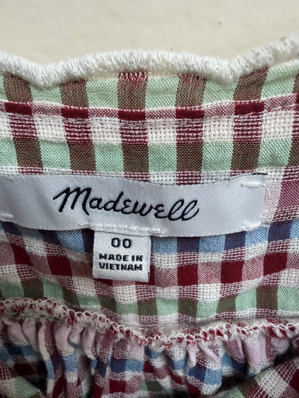 Madewell Gingham Sundress with Spaghetti Straps - Picture 4 of 12